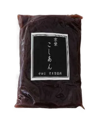 袋に入った京紫こしあん